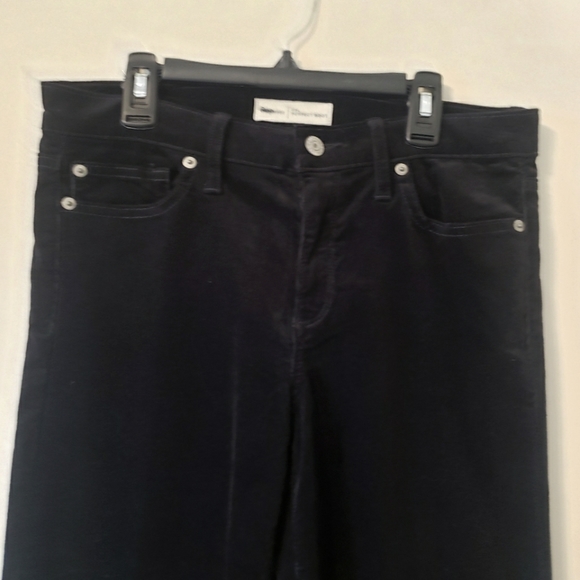 Gap 1969 Perfect Bootcut Corduroy Black Mid Rise Flare Baby Bell Pants 90's Y2K - Picture 8 of 11